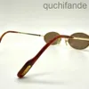Vintage najwyższej jakości oryginał 1to1 okulary przeciwsłoneczne Catiere z logo marki luksusowe projektant okulary przeciwsłoneczne dla kobiet owalne okulary przeciwsłoneczne złoto brązowe luzie