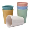 Кружки экологически чистые многоразовые чашки BPA Бесплатная кофейная кружка набор 6 шт. Нерушимая пластиковая вода без BPA.