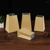 Gift Wrap 200Pcs/Lot Kraft Paper Bag The Wire Oil Moisture Tea Packet Of Aluminum Foil