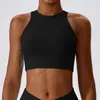 Actieve shirts Anti-intensiteit Running Running Fitness Sporttanktop Top met schroefdraad uitgehold schoonheid terug strakke yoga bh 8333