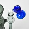 10 Farben Aschefänger mit 14,4 mm männlichem Gelenkglas Bubbler Raucherzubehör Aschokatcherschalen für Bongs Water Pipe LL