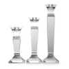 Candlers Nordic Luxury Crystal Glass Solder Romantic Wedding Table Centres de table décor Candelabra Coffee Home Decoration