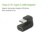 Горячая распродажа 180 градусов правого угла USB 3.1 Type C Мужчина-USB-C Адаптер конвертеров для смартфона для Samsung Xiaomi Huawei