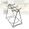 Kitchen Storage Espresso Cup Plate Rack Drying Stainless Steel Coffee Holder Stand Mugs Hanging