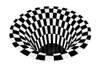 Schwarz -Weiß Stereo Vision Teppich Wohnzimmer Türmat Couchtisch Sofa Decke Illusion Teppich7876423