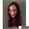 Party Masken Py Evil Dead Rise Dämon Mask Cosplay Horror Bloody Ghost Face SKL Latex Helm Halloween Carnival Kostüm Prop Drop Deli Dhfiz