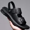 Sandals Men Genuine Shoes for s Summer Leather Fashion Slipper Comfortable Sole Casual Street Cool Beach Comtable 469 Shoe Sandal Fahion Caual 860 d sa a