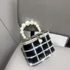 Borsa da sera in scatola sacca frizione diamante frizione cavo sollievo acrilico di lusso borse di lusso borsetta per le spalle da donna per ragazze festeggia