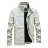 Vestes masculines Automne veste en cuir blanc hivern