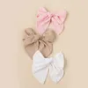 Accessoires de cheveux 3PCS / Set Kids Tail Bow Clips de cheveux décoratifs filles mignons bangs papillon Barrettes bébé accessoires de cheveux de mode