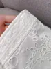 Robes de travail dans des ensembles assortis élégants ensembles pour femmes 2024 dentelle d'été dentelle à blanc crucié à blanc respirant top top à gâteau A-line jupe