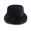 Boinas do outono feminino e de inverno cor sólida quente H Caps de flanela Caps para mulheres Mad Trapper Stocking Cap Men