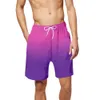 Summer 3D Digital Fashion Mode tendance et confortable Pantalon de plage masculin M514 32