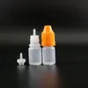 Lot 100 Pcs 3 ML Plastic Dropper Bottles With Child Proof Safe Caps & Tips Vapor Can Squeezable for e Cig have Long nipple Xapok Kpukv