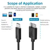 USB TYPE C 3.1 TO MICRO B 3.0 Câble pour Samsung Note 3 S5 2,5 pouces Disque dur Tablette Micro B Cable PC PC ACCESSOIRES