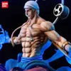 Action Toy Figures One Piece Figures Enel Figure Action Double Head Statue Anime PVC Figurine Modèle Collection Doll Goots Toyants Y240514