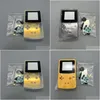 Les caisses couvrent les sacs pour Gameboy Color GBC Classic Game Console Housing Case Plastic Shell Er avec Verre Mirror Surface High Quality Butto Otusw