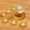 Teaware Sets 600ml Teapot Set Heat-resistant Glass With Round Candle Holder Flower Tea Cups Teapots Gifts