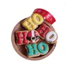 Выпечка пресс -формы рождественские английские буквы Hohoho patter cookie cutter роман романа роман