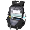 Backpack Fashion USB Charging Masculino Male de 15,6 polegadas Bolsa de viagens à prova d'água Business de grande capacidade masculina