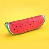 Cartoon Cute Fruit Pencil Case Watermelon Orange Kiwi Storage Bag Student School School Supplies Kawaii Torby