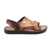 Outdoor Summer Heren lederen slippers klassieke zachte sandalen Roman Comfort Walking Shoes 230720 532 D SAA