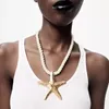 Подвесные ожерелья металлические океанские серии Smarfish Ожерелье для женщин винтажные заявления на вечеринку подарки подарки модные аксессуары