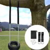 Kampmeubilair een paar boom swing hangende kit hangmat riemen touw carabiner 350 kg laadcapaciteit buiten camping wandelriem