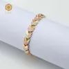 Elfic American och Dubai bästsäljande smycken Guldpläterad enkel armband ihålig armband för män kvinnor