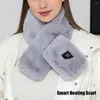 Bandanas en peluche écharpe chauffée chauffée à l'épreuve du froid Charges électrique chauffage soft 3 niveaux pour les hommes femmes