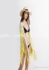 summer swimming bikeni New fashion small butterfly pattern CoverUps beach shawl colors can do4755867