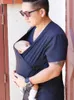 Carriers Slings Sackepacks Baby Safety Kangaroo Pocket Pocket Carrie T-shirt Top Summer Mother Fething Baby Babilding New Parents Y240514