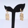 Designer de luxe Femmes Hoops Lettre de boucles d'oreilles en acier inoxydable 18k Gold Rose Girls C-letter Logo Grave boucles d'oreilles