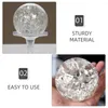 Trädgårdsdekorationer Bubble Holder Set House Accessories for Home Exquisite Glass Clear Sphere Prorns Adorns
