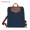 Luxury Leather Designer Brand Women's Bag Bag Ryggsäck och fritidsskola Folding stor kapacitet254e