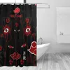 Cortinas de ducha Cortina de baño con ganchos para accesorios decorativos del dormitorio de la habitación de invitados