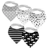 Bibs Burp Cloths Baby Bandana bib set for newborn feeding Drool bib 100% organic cotton triangular scarf Saliva towel baby animal Babadore baby bibL240514