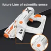 Gun Toys New High Capacity Water Gun Electric Pistol Shooting Toy Full Automatic Summer Beach Toy For Kid Children Boy Girls Vuxna Gifs T240513