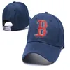 Red Soxes- B letter New Brand Hip Hop Cap Men Women Baseball Caps Snapback Solid Colors Cotton Bone style Style Fashion hats