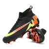 Football shoes, high top flying woven socks, hoodie shoes, AG long nails, broken nails for boys and girls, sports shoes for young and young students