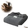 Dekens Draaddeken met Tassel Solid Beige Gray Coffee Throw voor bed Sofa Home Textiel mode cape break drop levering garde dhlmh