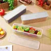 Storage Bottles Fridge Food Organizer Fruit Vegetable Containers Refrigerator Bins Clear Lids