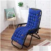 Cushion/Decorative Pillow Cushion 1Pc Thick Long Seat Rattan Chair Sofa Garden Tatami Mat Recliner Drop Delivery Home Textiles Dhzvm