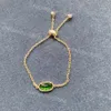 Charm armband kendrascotts designer kendras scotts jeweley studörhängen kristall kluster enkel koppar pläterade sanna guld smycken kristalltänder abalone skal c24