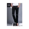 Pantalon pour hommes printemps automne décontracté hommes coton slim chinos pantalon de mode masculine de marque masculine plus taille 8 livraison de gouttes de couleur ap dh8oq