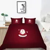 Bettwäsche Sets Cartoon schöne Weihnachtsmann für Kinder Baby Kinder Decken Quilt Deckung Bettdecke Set
