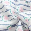 Trousers Shorts Baby Girl Pants Summer Cute Watermelon Stripe Print Comfortable and Slim Childrens Mosquito proof PantsL2405L2405