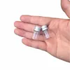 2 ml mini szklane butelki rzemiosła urocza aluminiowa okładka pusta życzenie słoiki na prezent dekorator 100pcs bezpłatna wysyłka gkgmi