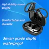 Vattentät Bluetooth -headset TWS Sport IPX7 Trådlös högljudkvalitet UTRA Långt uthållighet öronsnäckor