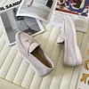 Loro Piano Summer Mens Charms Casual Shoes walk gall nate lik low top замшевая корова кожа Oxfords LP Moccasins Comfort Rubber Sole Destleman Going Eu35-45